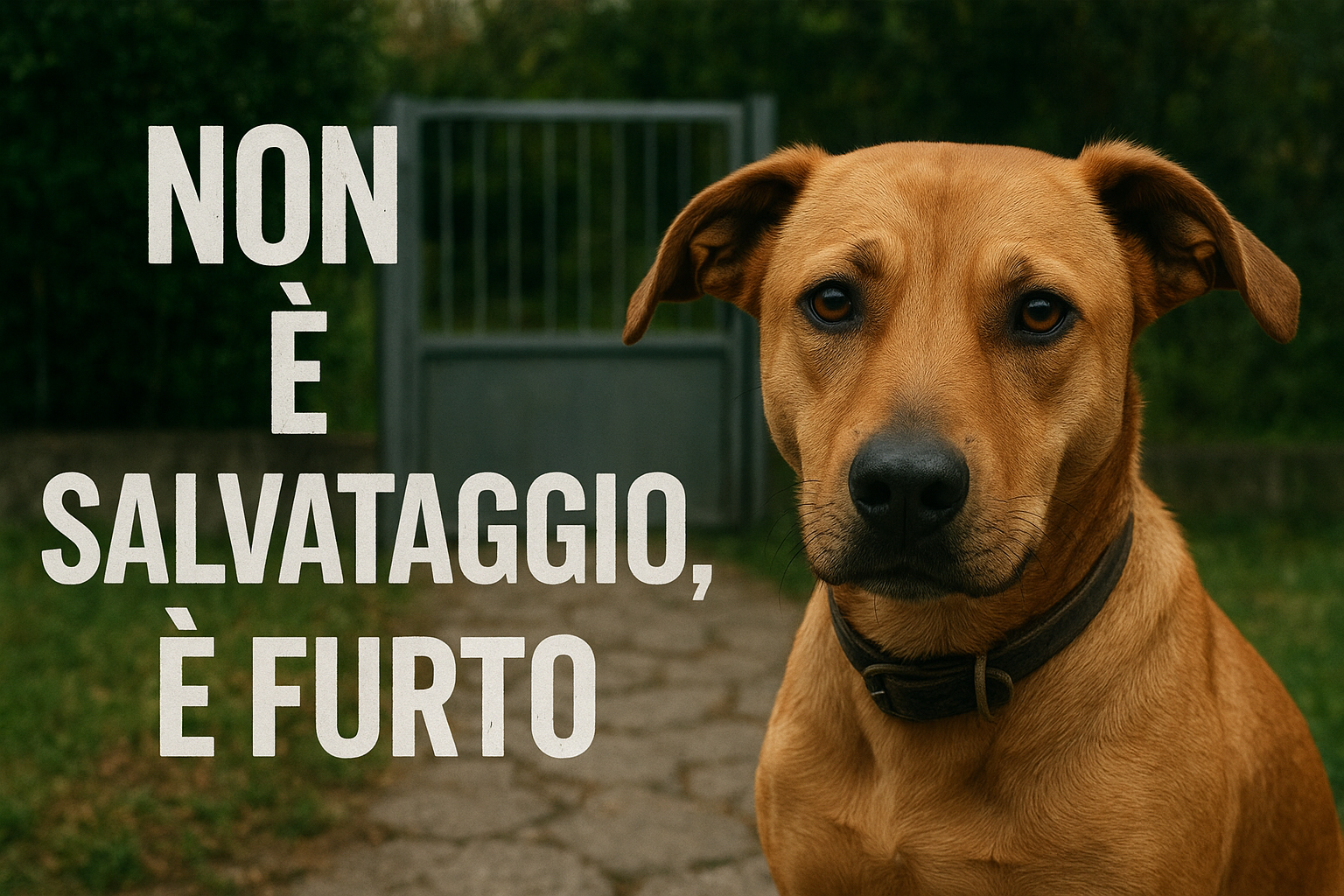 Rubarlo non significa salvarlo, solo strapparlo alla famiglia