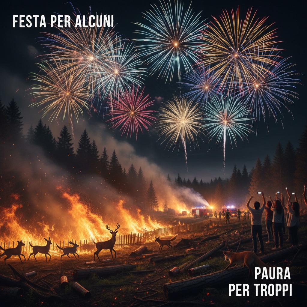 Fuochi pirotecnici una bella festa che crea troppi disagi,